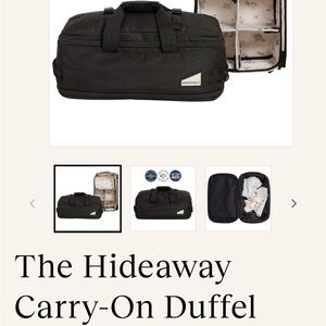 No Reception Club Hideaway Carry-On Duffel